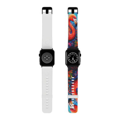 Tropical Elegance Flamingo Apple Watch Band - BOGO Cases
