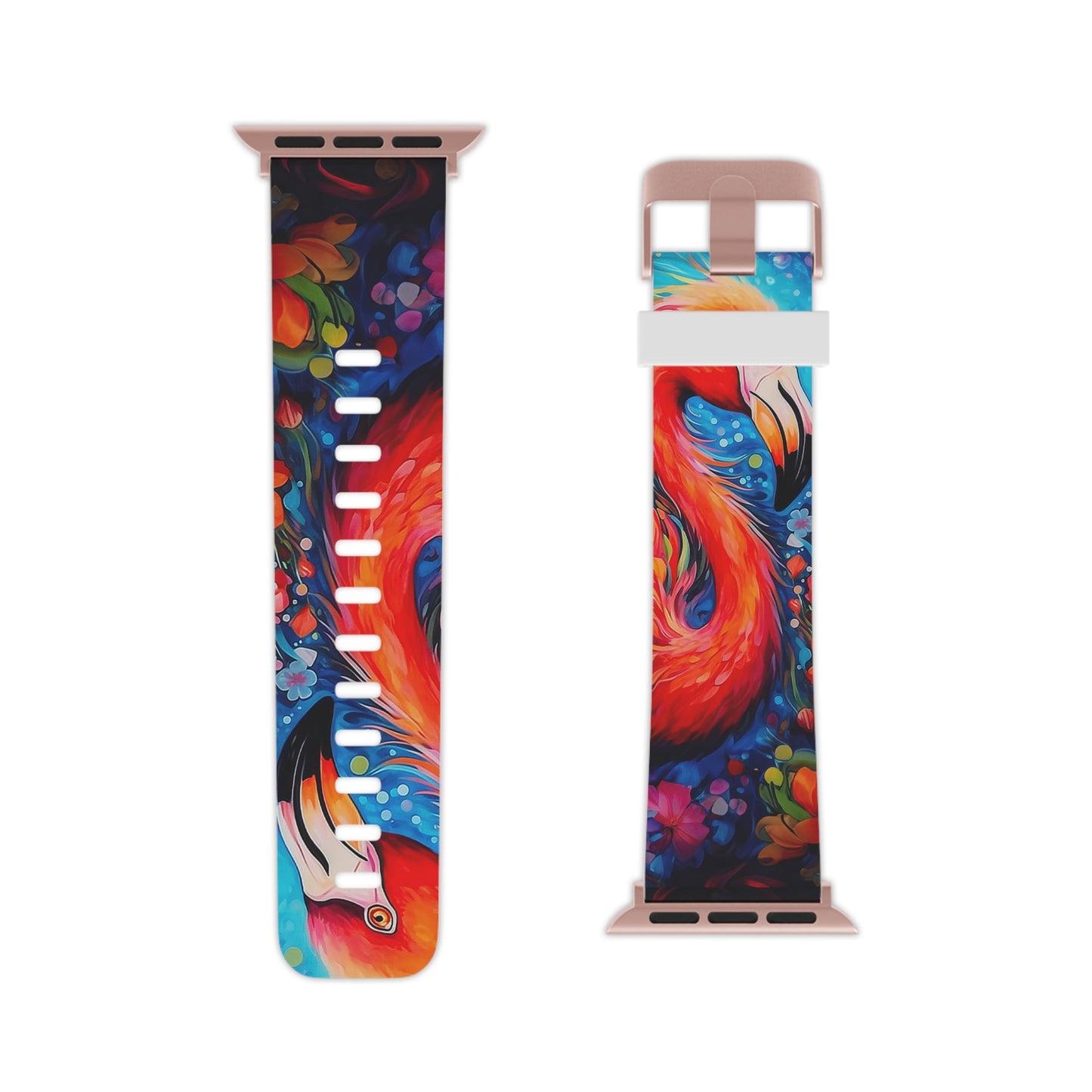 Tropical Elegance Flamingo Apple Watch Band - BOGO Cases