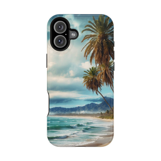 Tropical Escape Palm Beach - MagSafe iPhone Case - BOGO Cases