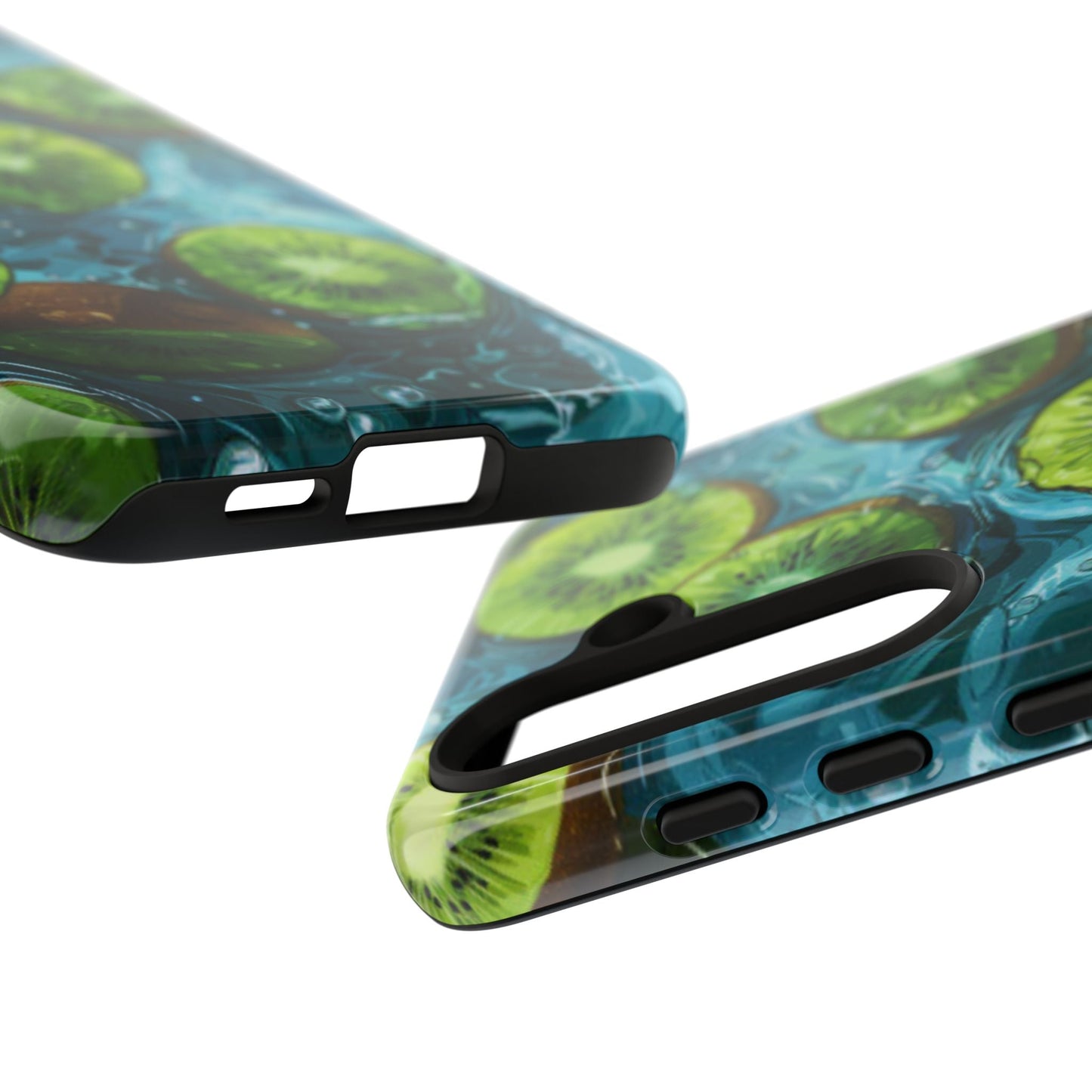 Tropical Kiwi Splash Samsung Galaxy Case – Tough Dual - Layer, Vibrant Summer Design - BOGO Cases