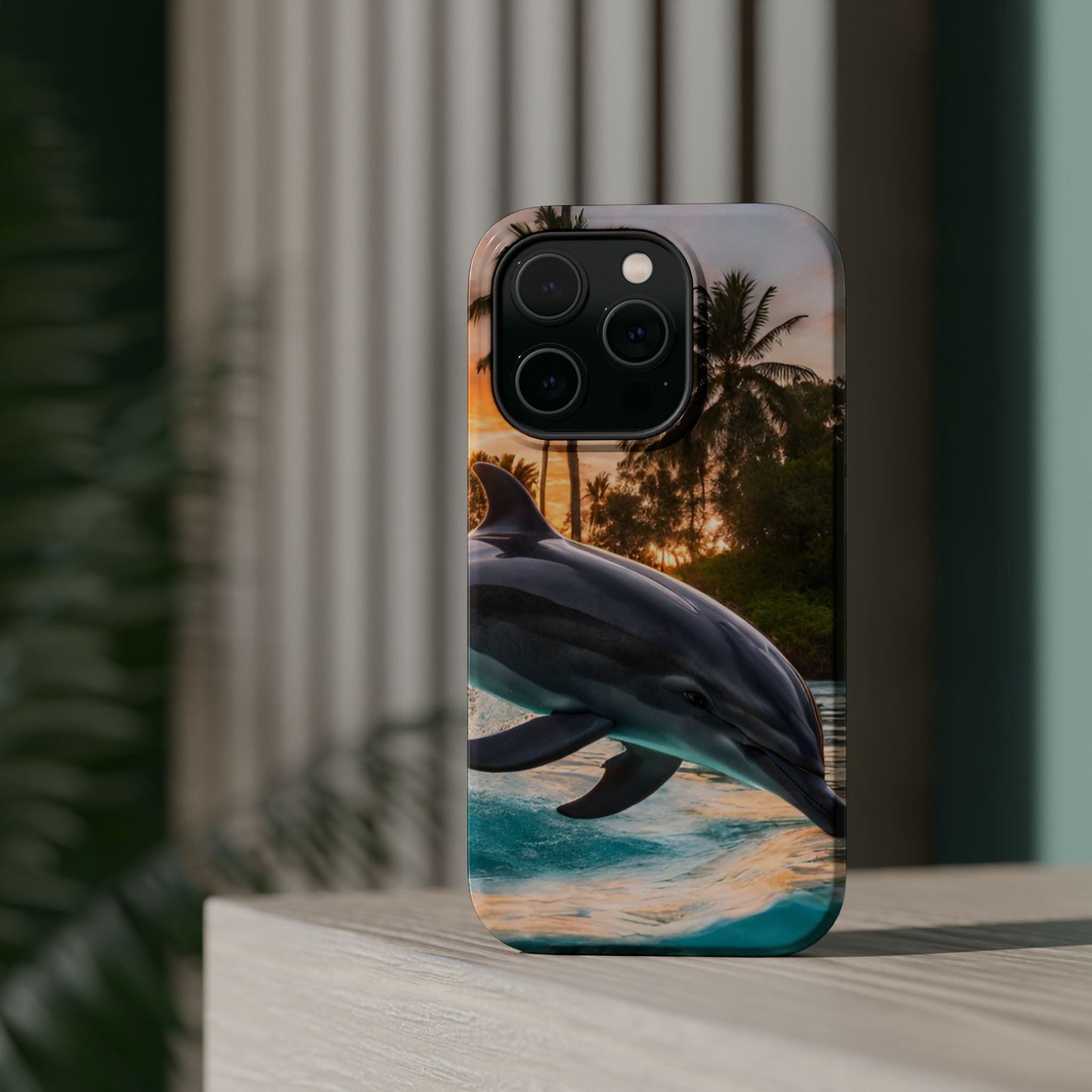 Tropical Paradise Dolphin - MagSafe iPhone Case - BOGO Cases