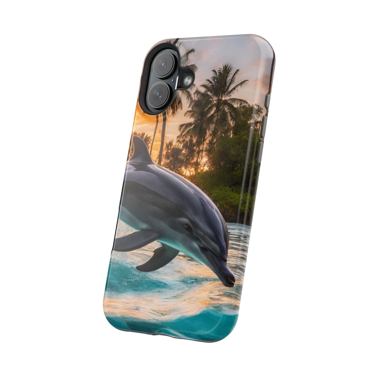 Tropical Paradise Dolphin - MagSafe iPhone Case - BOGO Cases