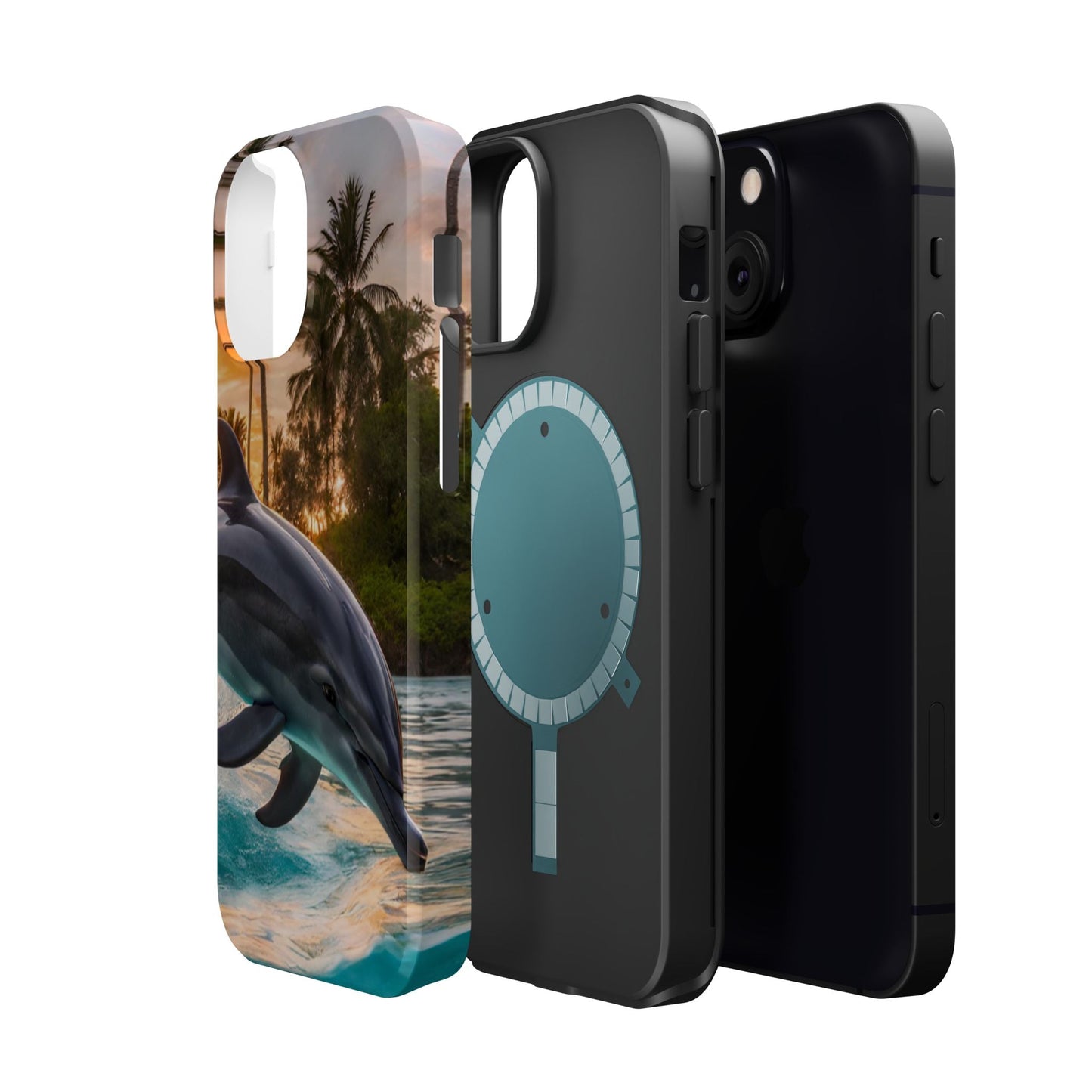 Tropical Paradise Dolphin - MagSafe iPhone Case - BOGO Cases