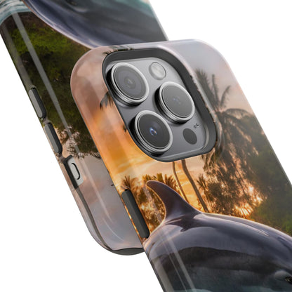Tropical Paradise Dolphin - MagSafe iPhone Case - BOGO Cases