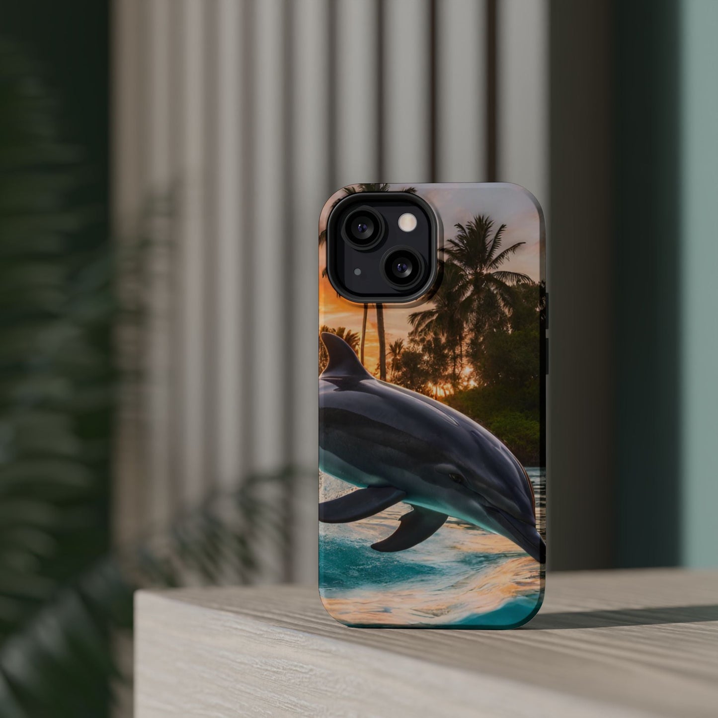 Tropical Paradise Dolphin - MagSafe iPhone Case - BOGO Cases