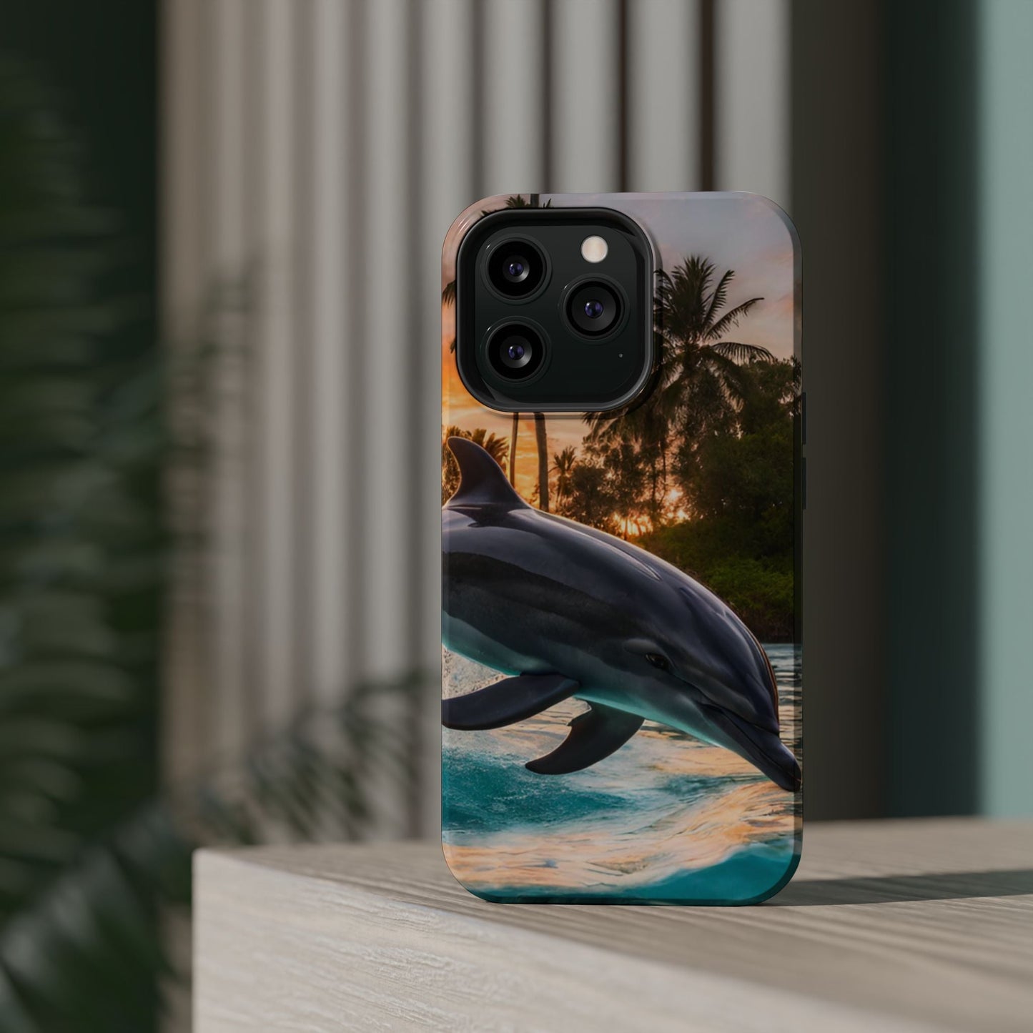 Tropical Paradise Dolphin - MagSafe iPhone Case - BOGO Cases