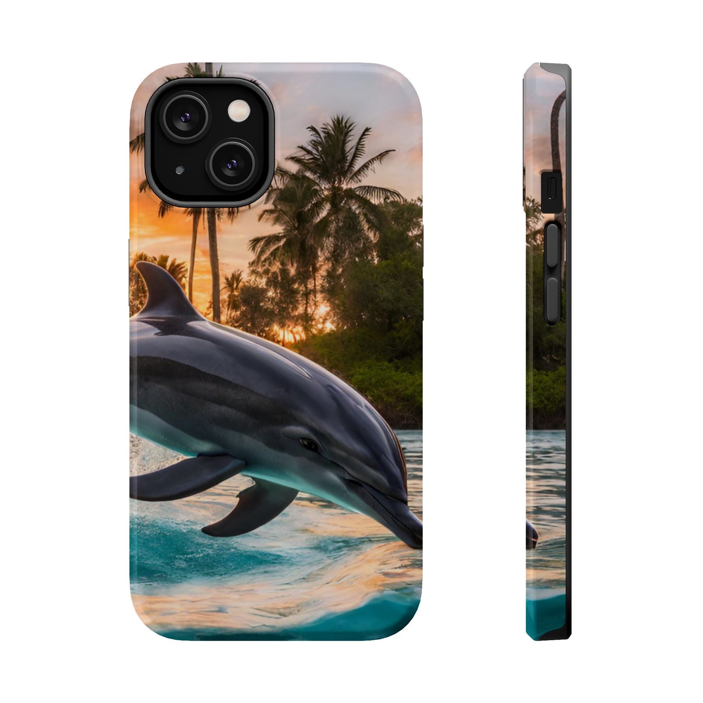 Tropical Paradise Dolphin - MagSafe iPhone Case - BOGO Cases