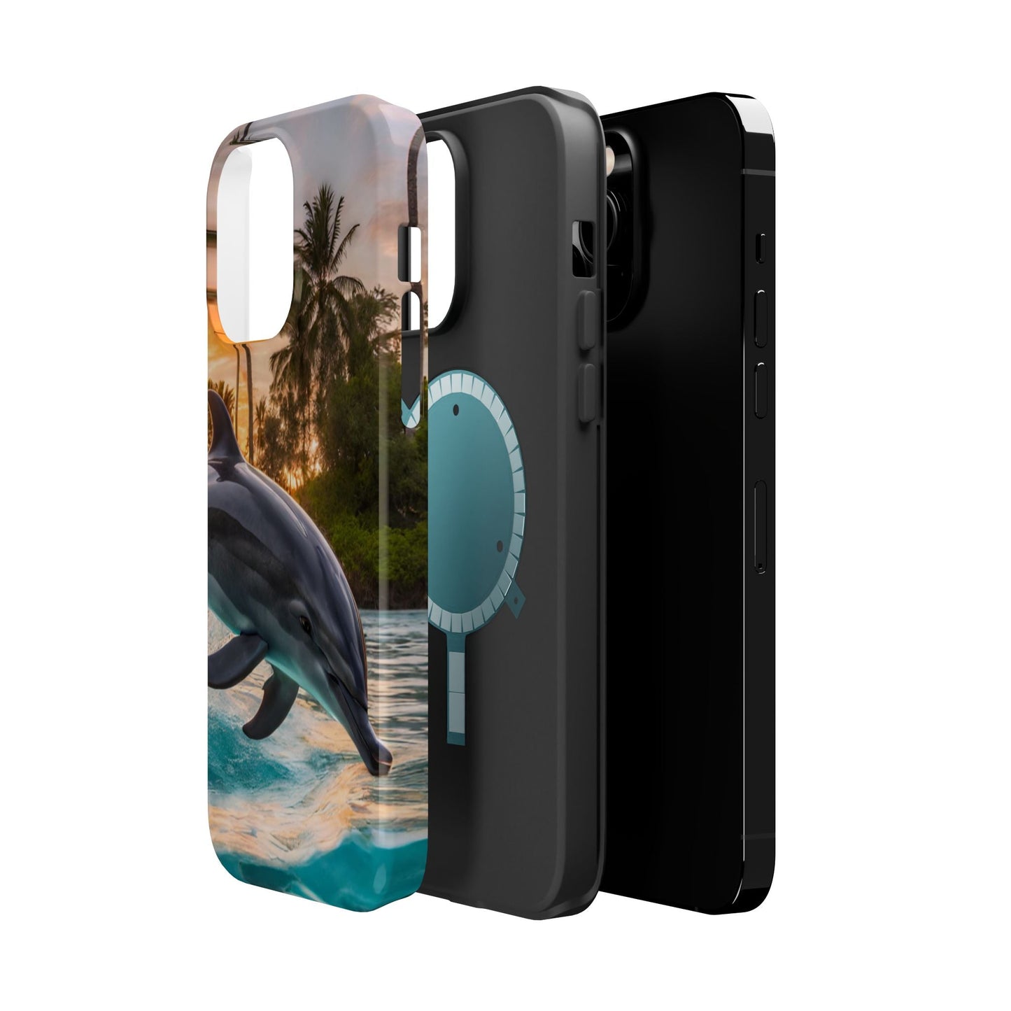 Tropical Paradise Dolphin - MagSafe iPhone Case - BOGO Cases