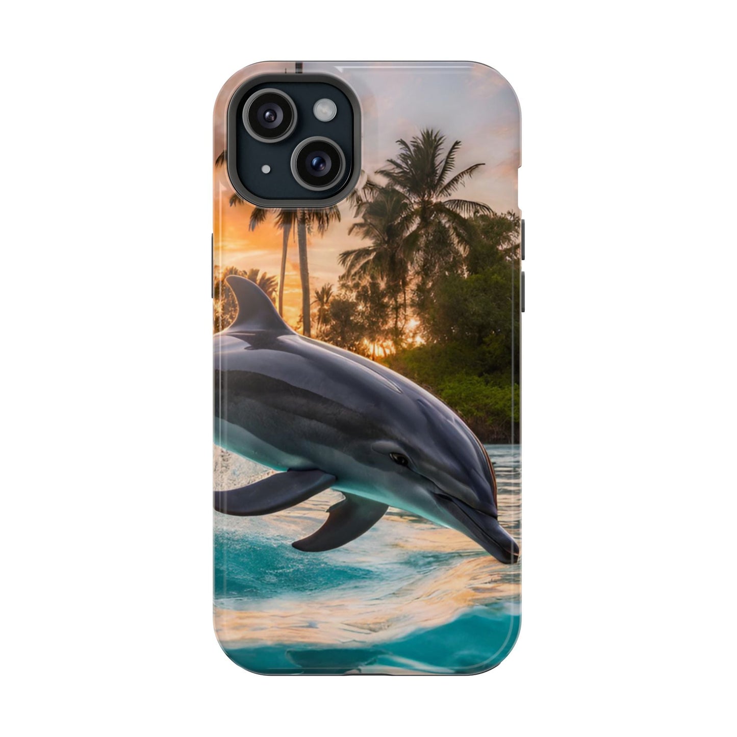 Tropical Paradise Dolphin - MagSafe iPhone Case - BOGO Cases