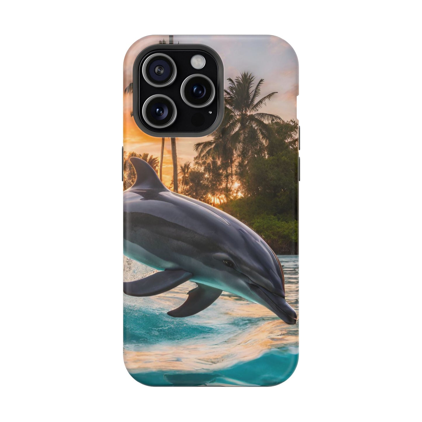 Tropical Paradise Dolphin - MagSafe iPhone Case - BOGO Cases