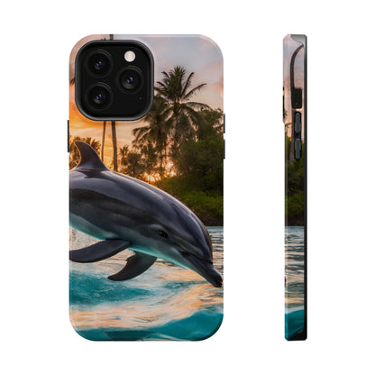 Tropical Paradise Dolphin - MagSafe iPhone Case - BOGO Cases