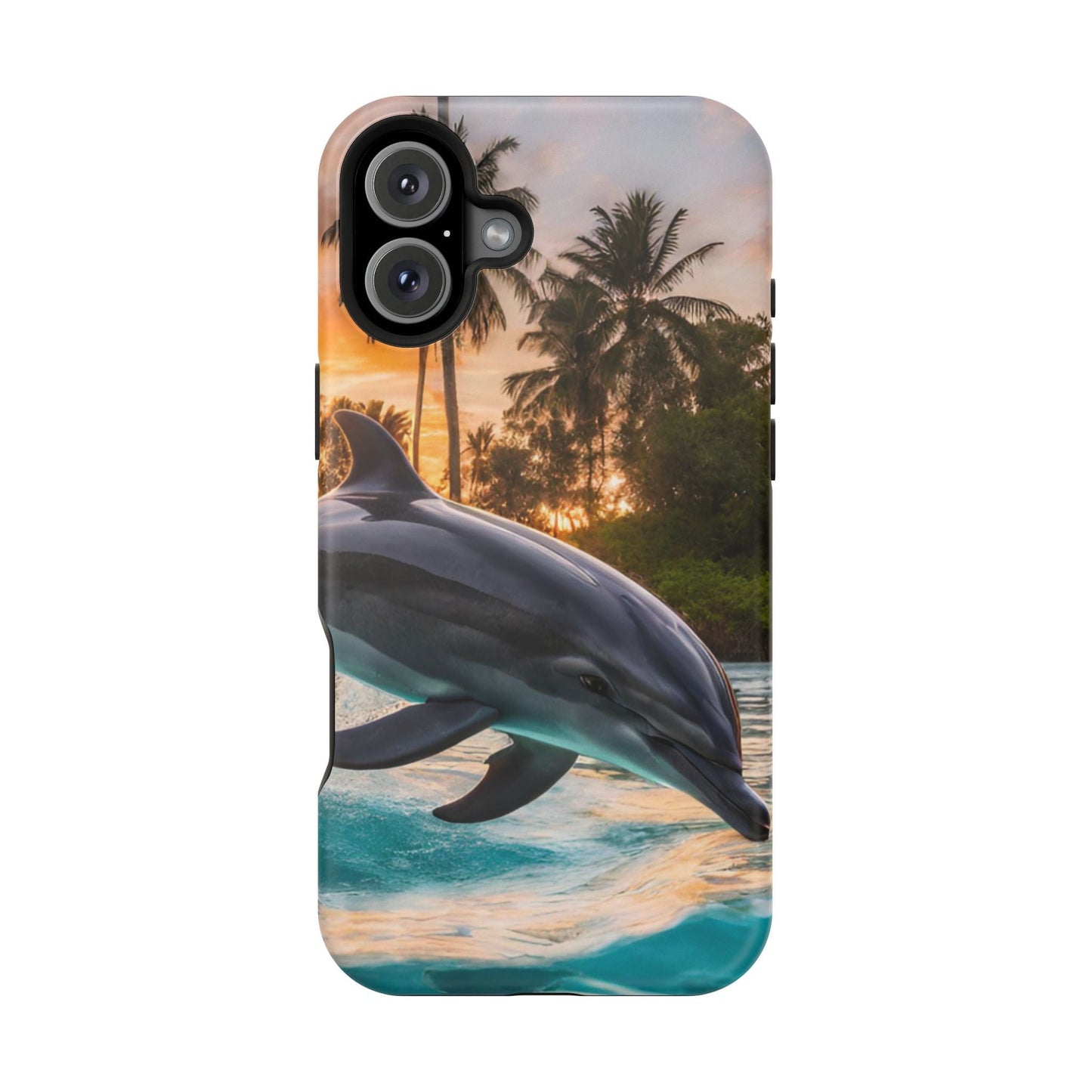 Tropical Paradise Dolphin - MagSafe iPhone Case - BOGO Cases