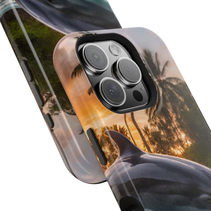 Tropical Paradise Dolphin - MagSafe iPhone Case - BOGO Cases