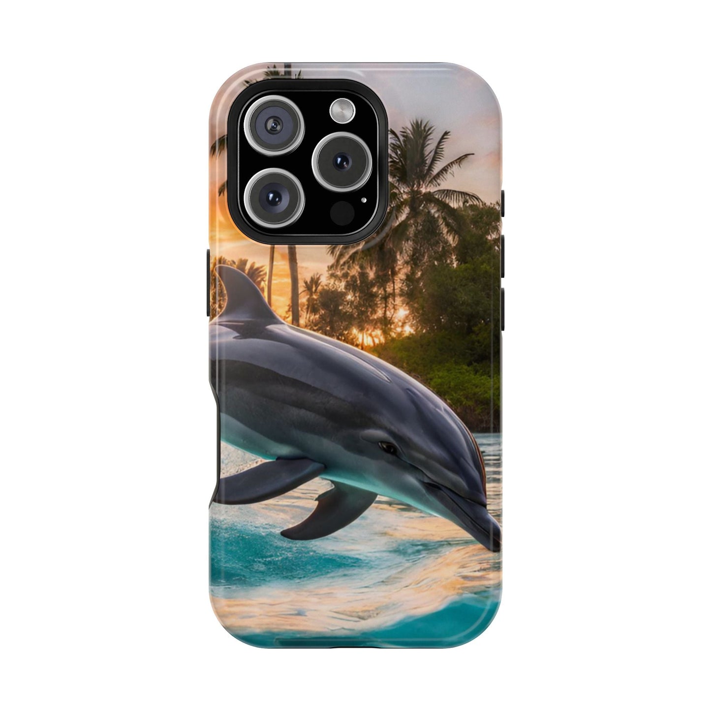 Tropical Paradise Dolphin - MagSafe iPhone Case - BOGO Cases