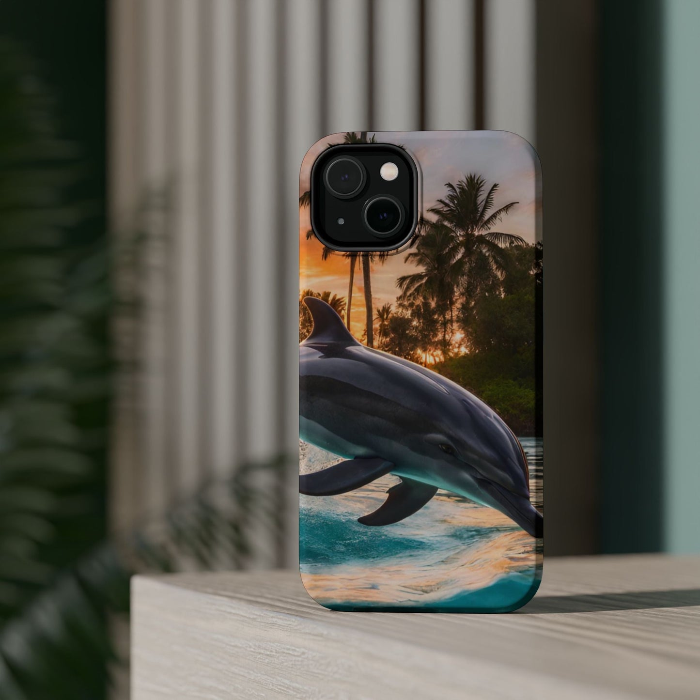 Tropical Paradise Dolphin - MagSafe iPhone Case - BOGO Cases