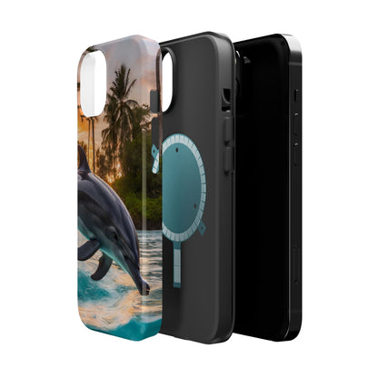 Tropical Paradise Dolphin - MagSafe iPhone Case - BOGO Cases