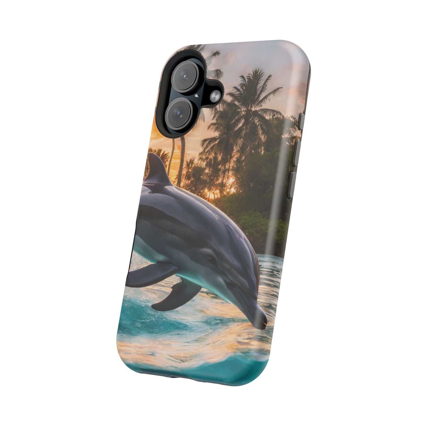 Tropical Paradise Dolphin - MagSafe iPhone Case - BOGO Cases