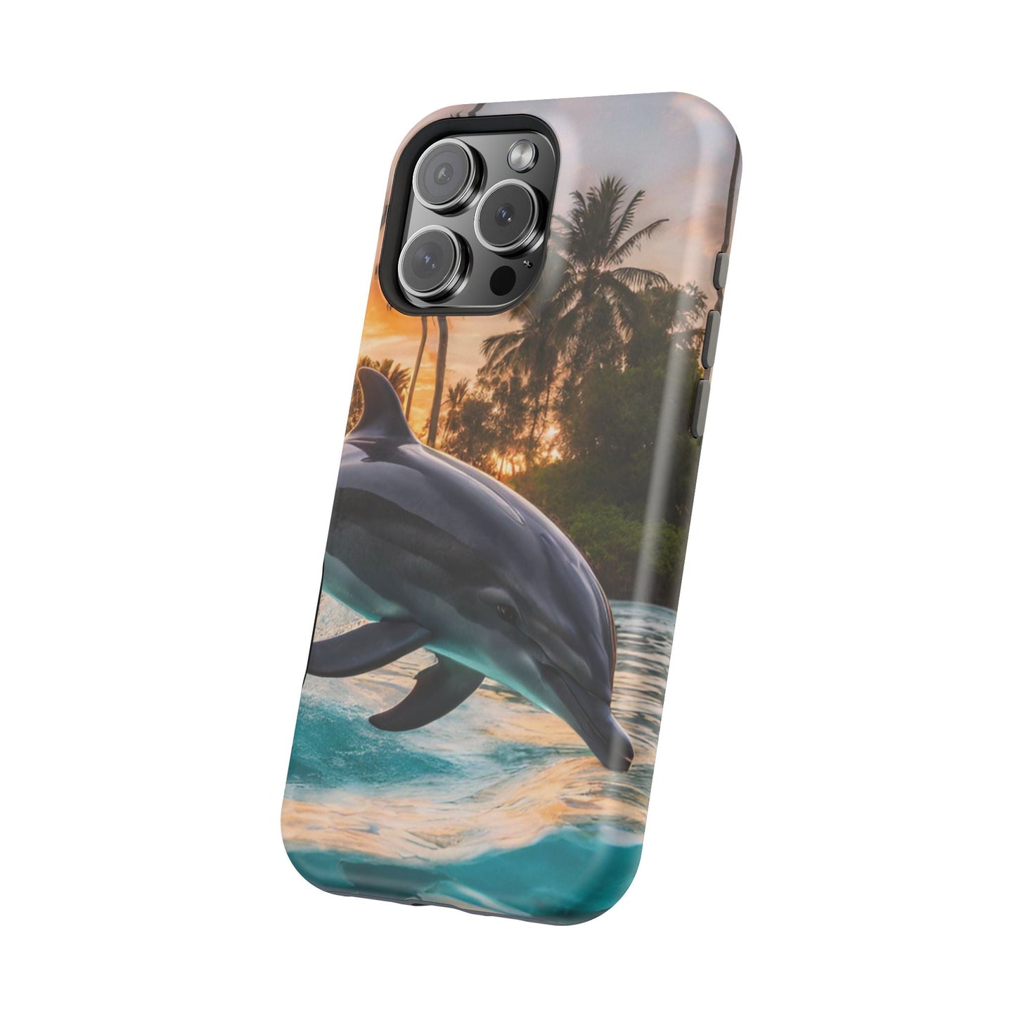 Tropical Paradise Dolphin - MagSafe iPhone Case - BOGO Cases