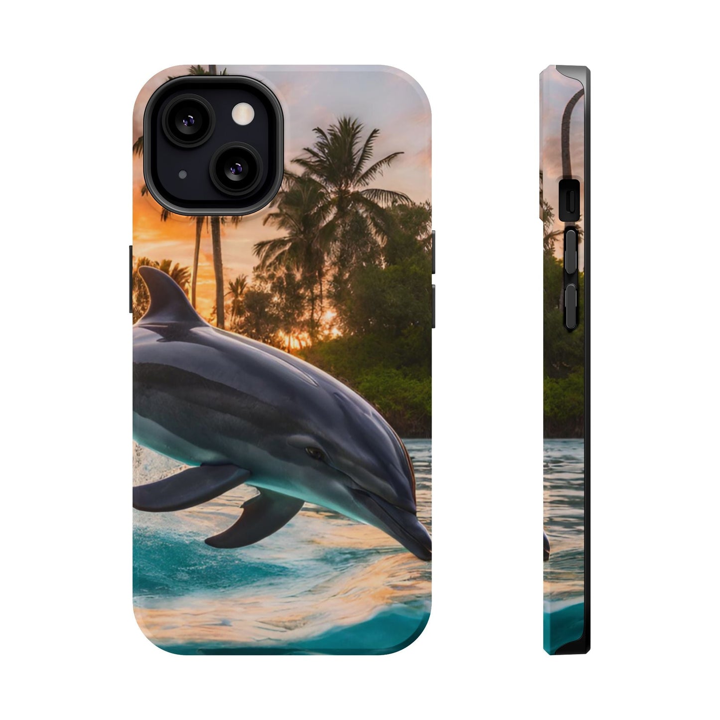 Tropical Paradise Dolphin - MagSafe iPhone Case - BOGO Cases
