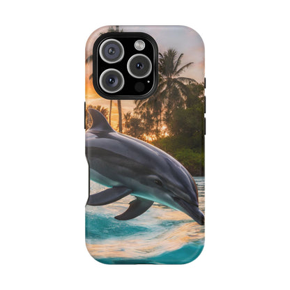 Tropical Paradise Dolphin - MagSafe iPhone Case - BOGO Cases