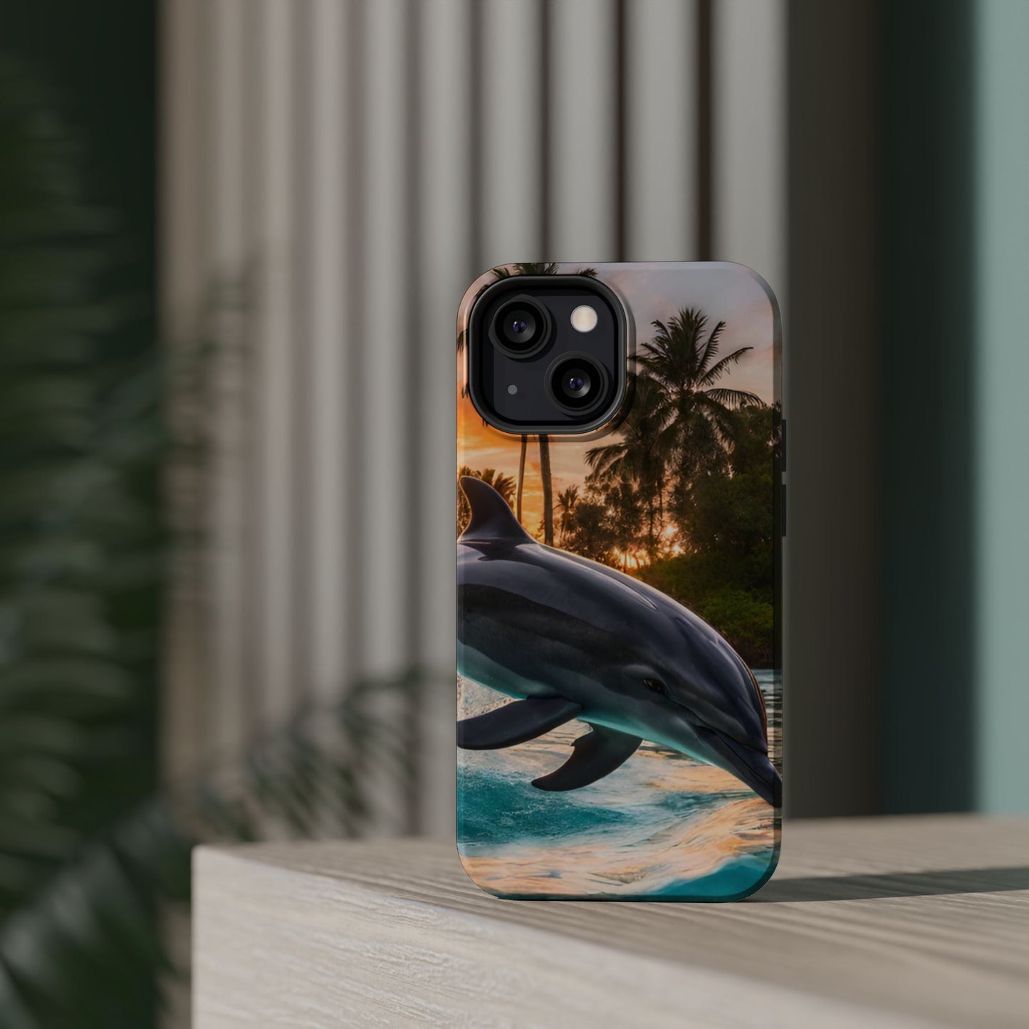 Tropical Paradise Dolphin - MagSafe iPhone Case - BOGO Cases