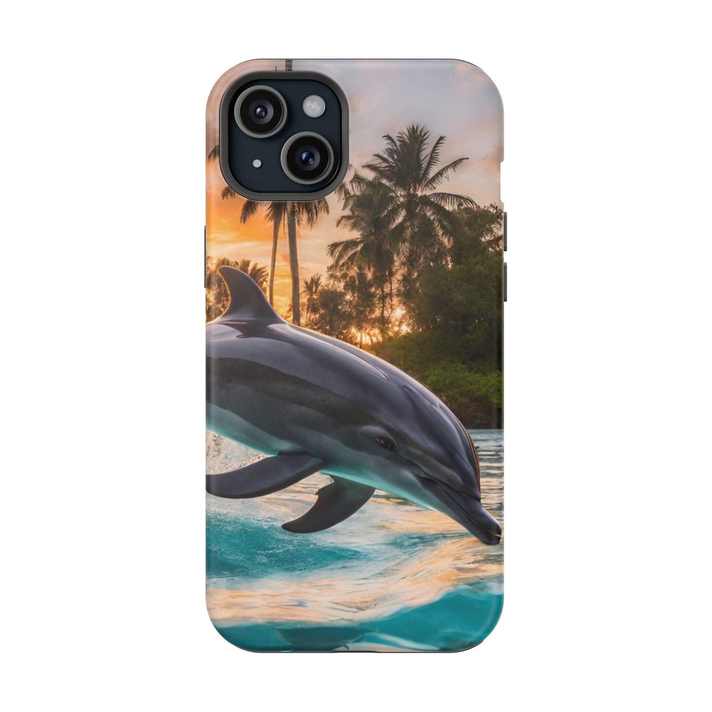 Tropical Paradise Dolphin - MagSafe iPhone Case - BOGO Cases