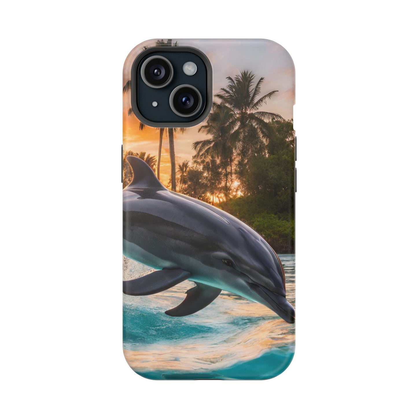Tropical Paradise Dolphin - MagSafe iPhone Case - BOGO Cases