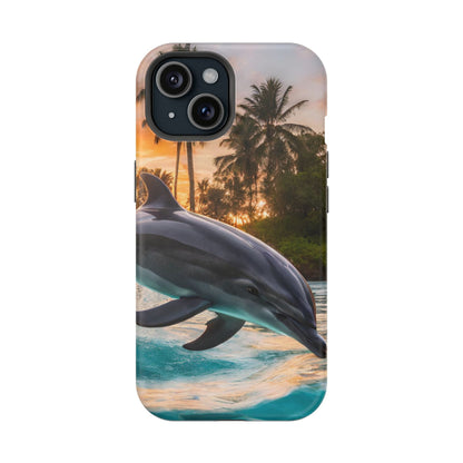 Tropical Paradise Dolphin - MagSafe iPhone Case - BOGO Cases