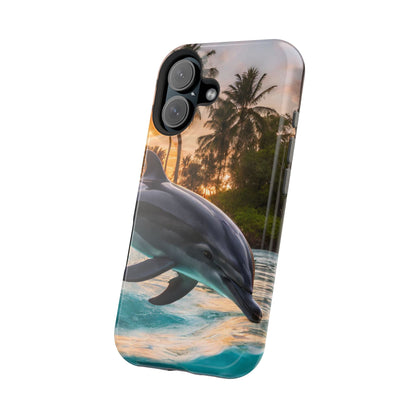 Tropical Paradise Dolphin - MagSafe iPhone Case - BOGO Cases