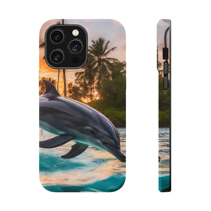Tropical Paradise Dolphin - MagSafe iPhone Case - BOGO Cases