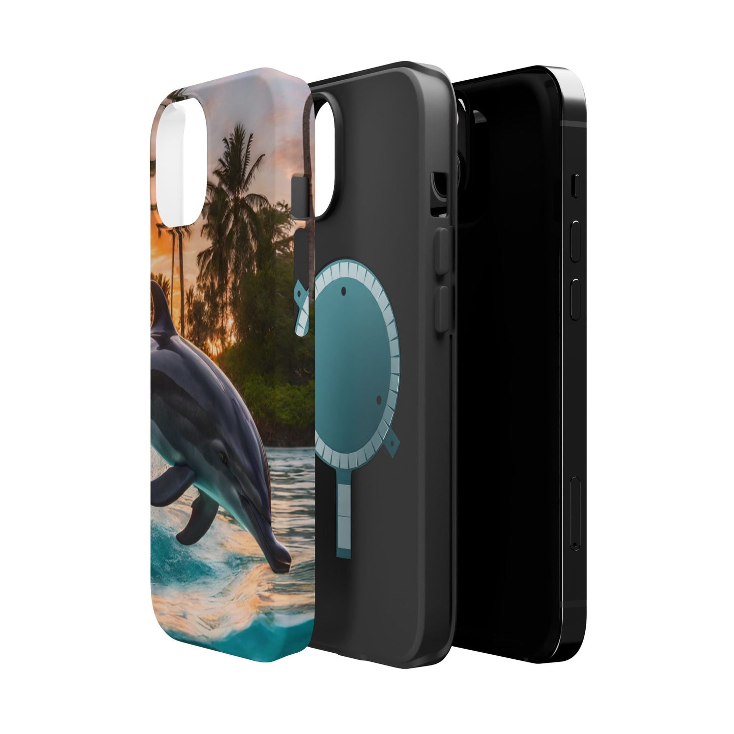 Tropical Paradise Dolphin - MagSafe iPhone Case - BOGO Cases