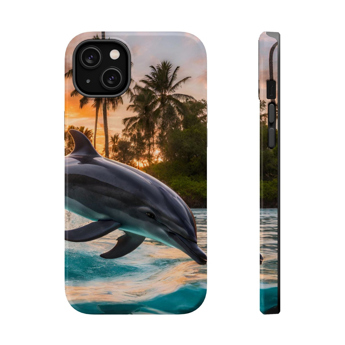 Tropical Paradise Dolphin - MagSafe iPhone Case - BOGO Cases