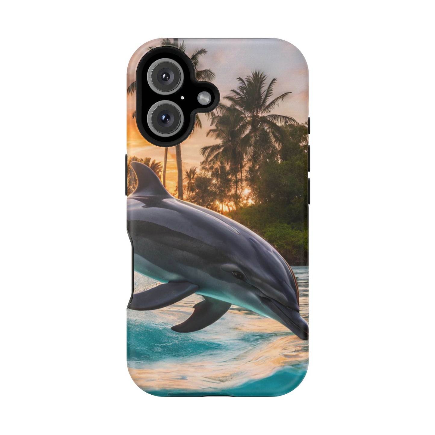 Tropical Paradise Dolphin - MagSafe iPhone Case - BOGO Cases