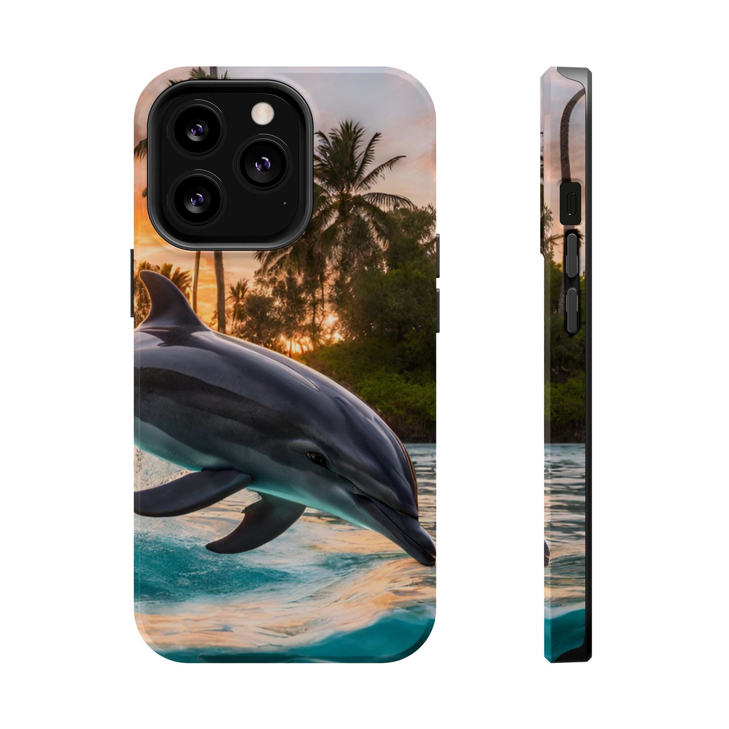 Tropical Paradise Dolphin - MagSafe iPhone Case - BOGO Cases