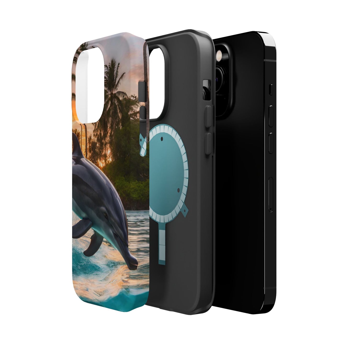 Tropical Paradise Dolphin - MagSafe iPhone Case - BOGO Cases