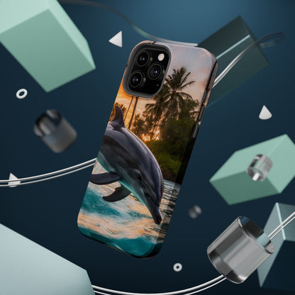 Tropical Paradise Dolphin - MagSafe iPhone Case - BOGO Cases