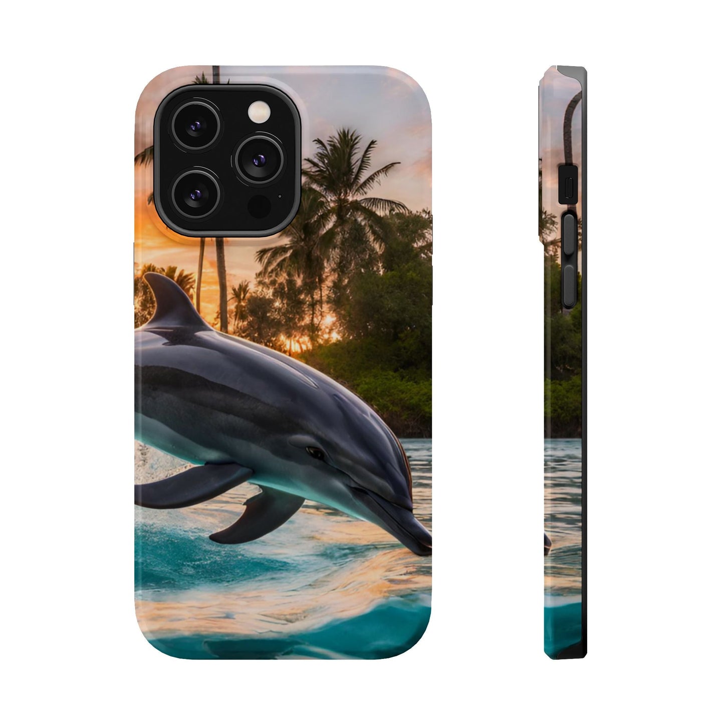 Tropical Paradise Dolphin - MagSafe iPhone Case - BOGO Cases