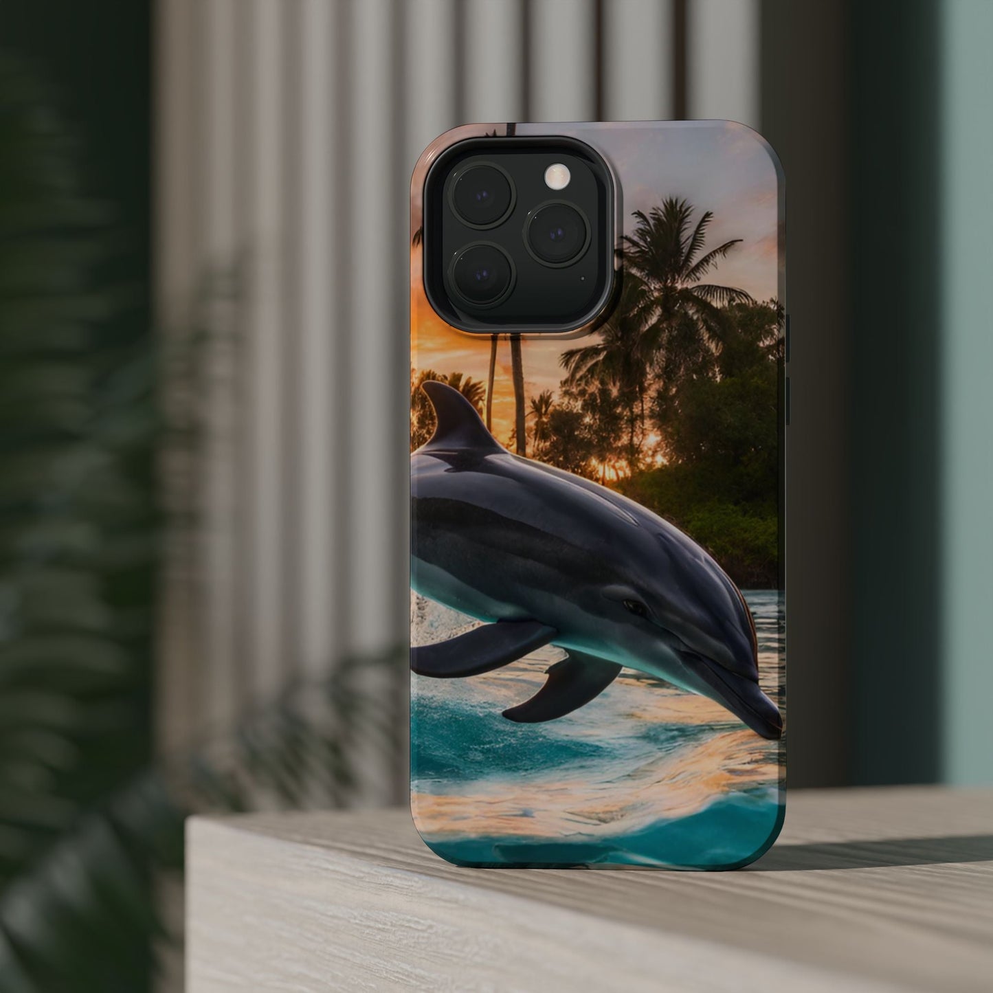 Tropical Paradise Dolphin - MagSafe iPhone Case - BOGO Cases