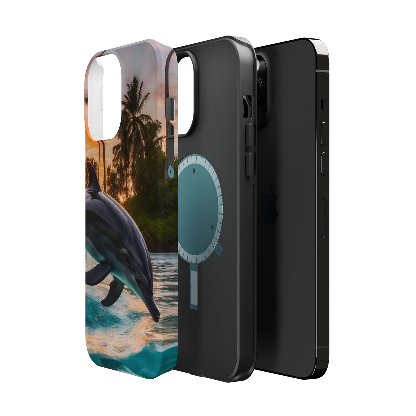 Tropical Paradise Dolphin - MagSafe iPhone Case - BOGO Cases