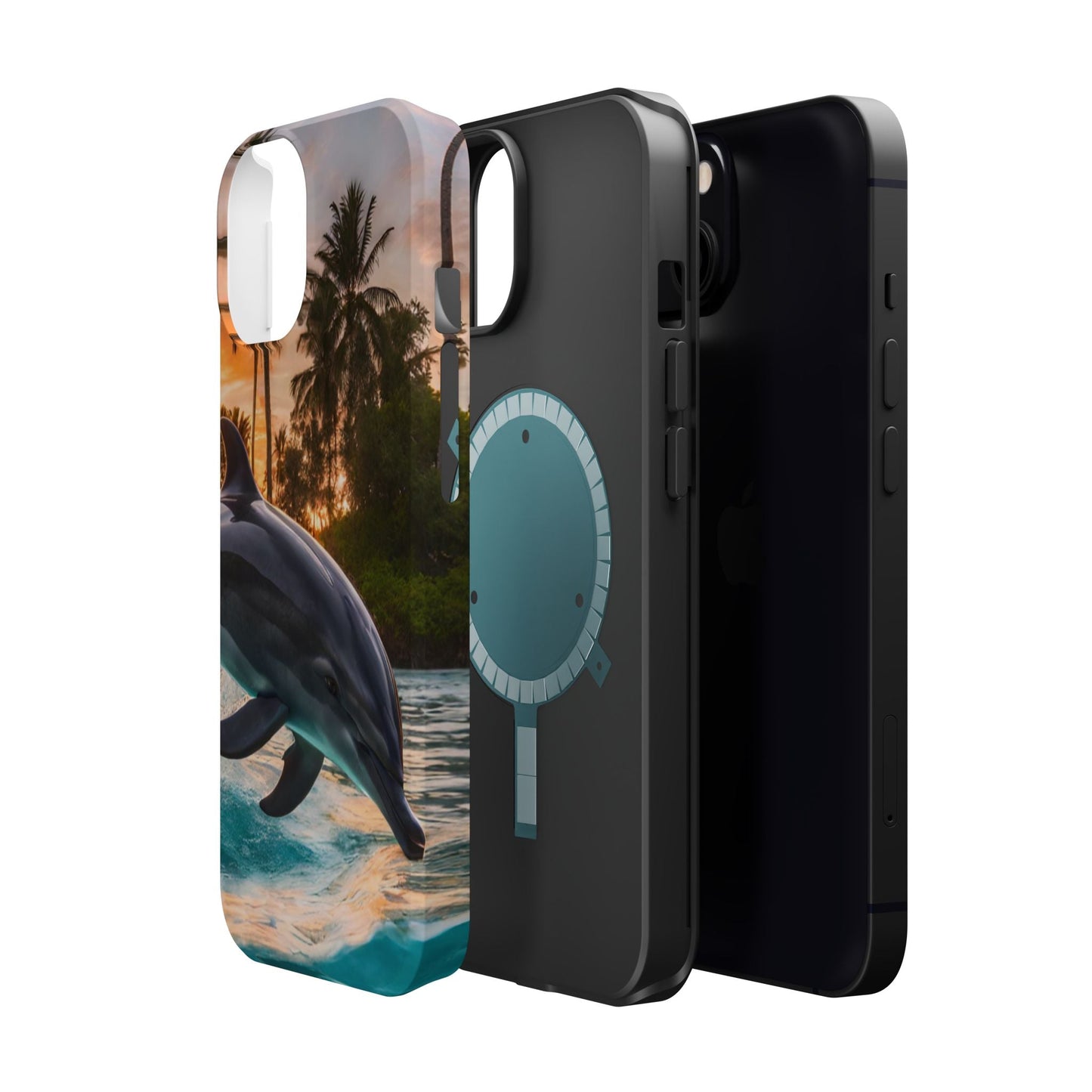 Tropical Paradise Dolphin - MagSafe iPhone Case - BOGO Cases