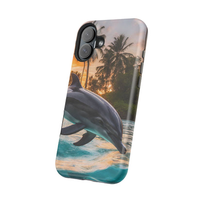Tropical Paradise Dolphin - MagSafe iPhone Case - BOGO Cases