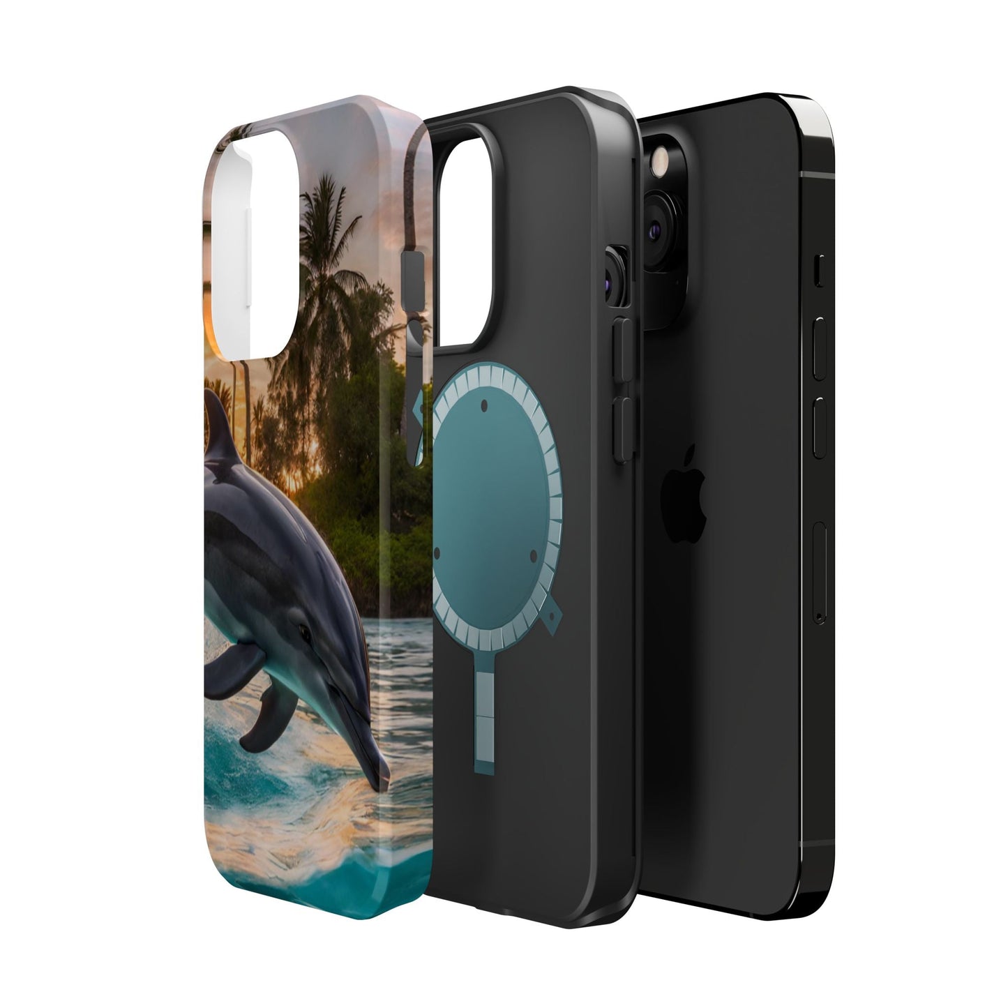 Tropical Paradise Dolphin - MagSafe iPhone Case - BOGO Cases