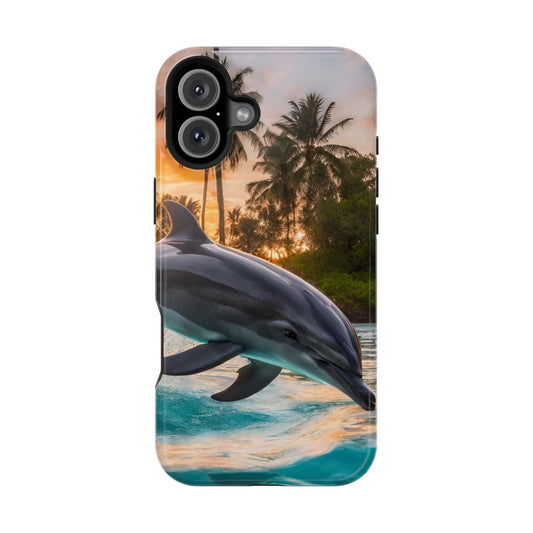 Tropical Paradise Dolphin - MagSafe iPhone Case - BOGO Cases