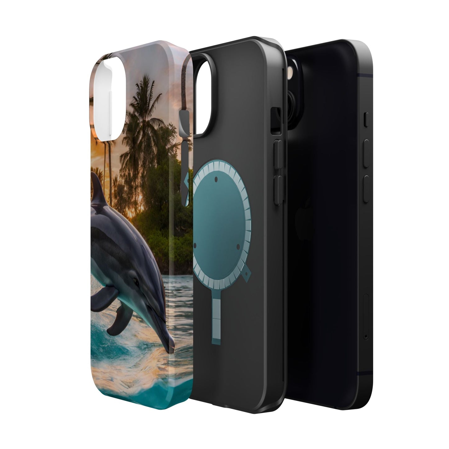 Tropical Paradise Dolphin - MagSafe iPhone Case - BOGO Cases