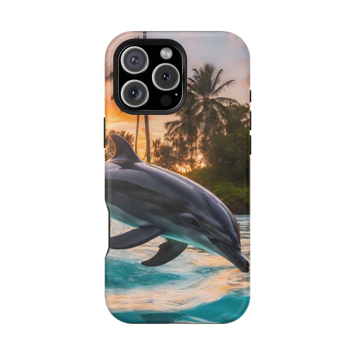 Tropical Paradise Dolphin - MagSafe iPhone Case - BOGO Cases