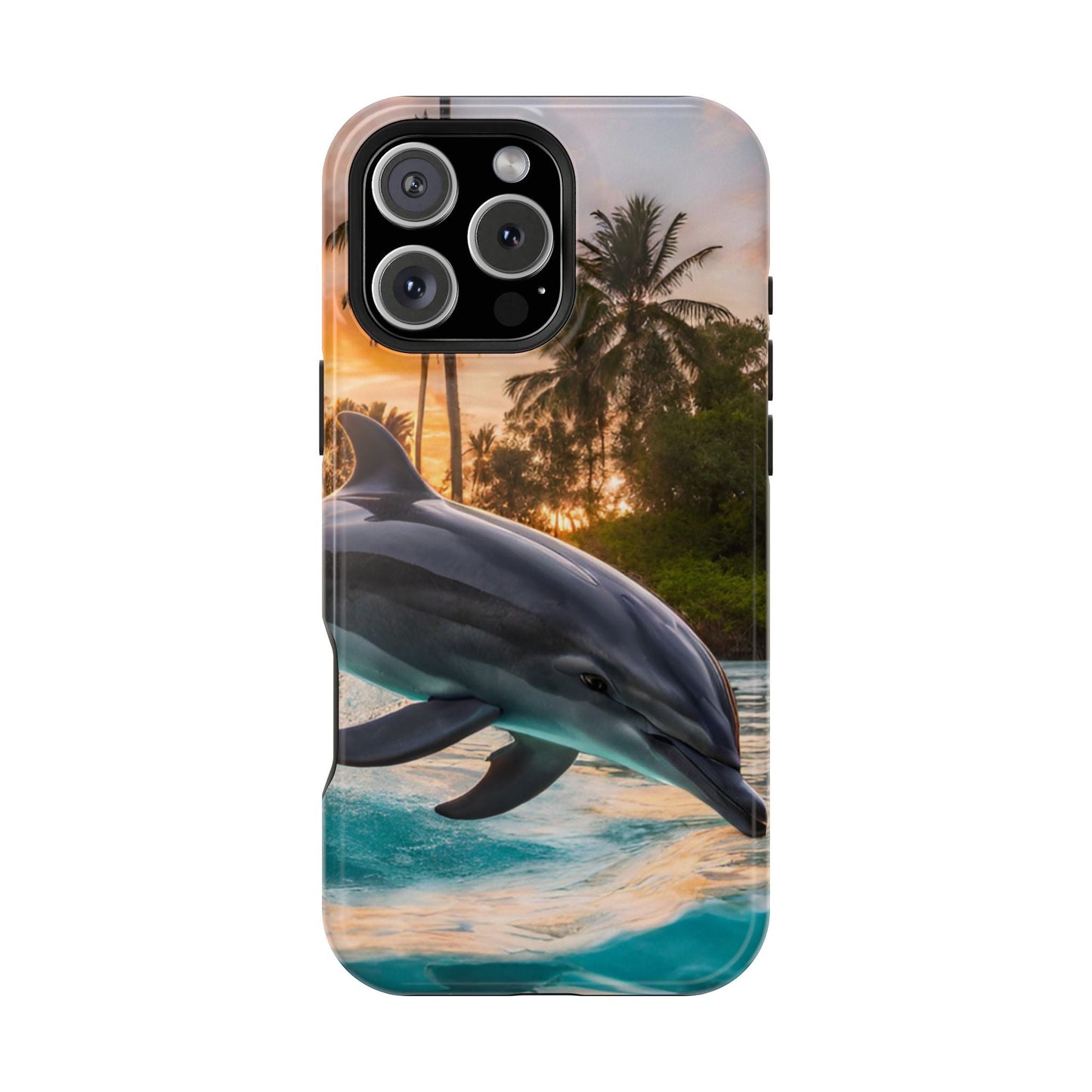 Tropical Paradise Dolphin - MagSafe iPhone Case - BOGO Cases