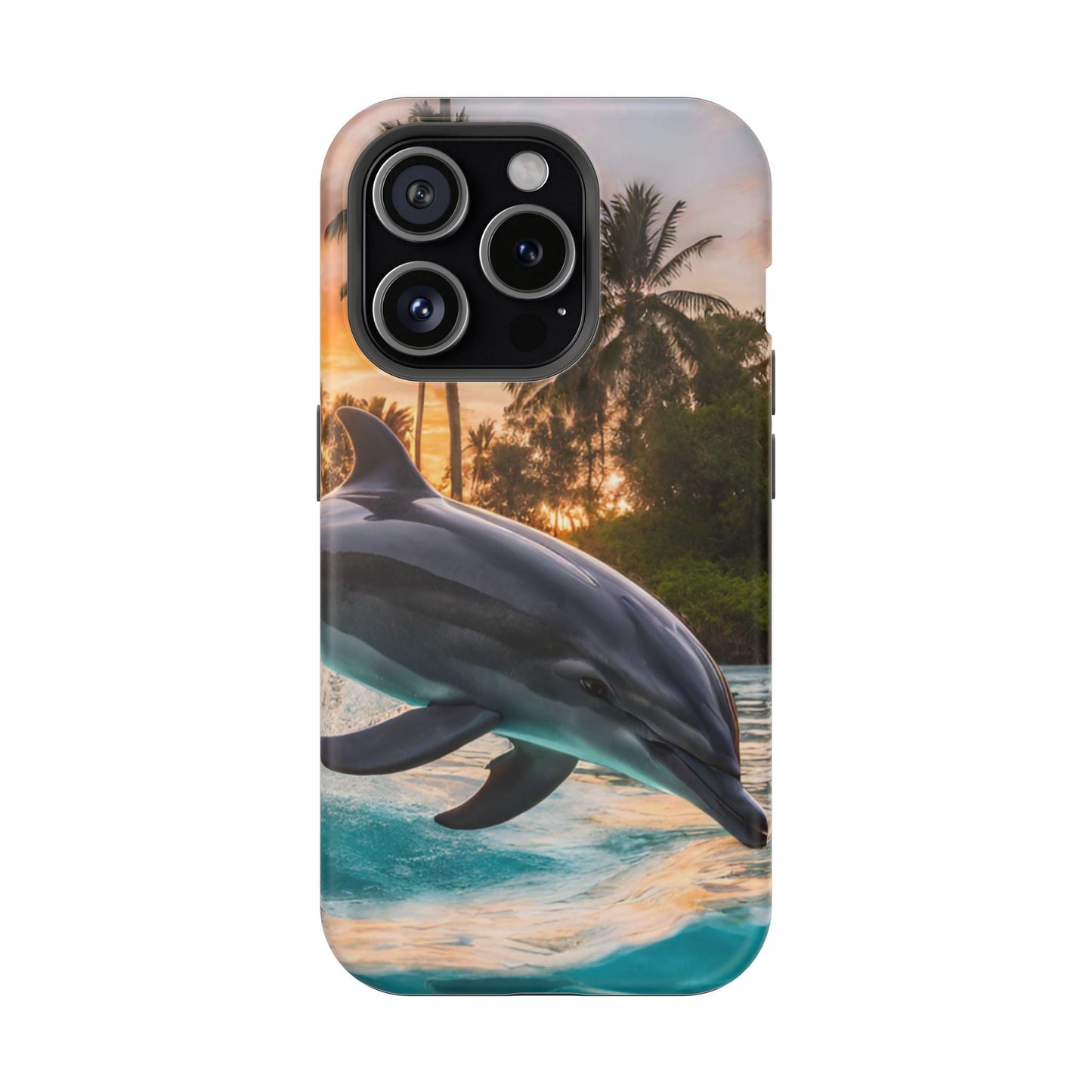 Tropical Paradise Dolphin - MagSafe iPhone Case - BOGO Cases