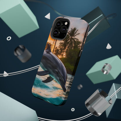 Tropical Paradise Dolphin - MagSafe iPhone Case - BOGO Cases