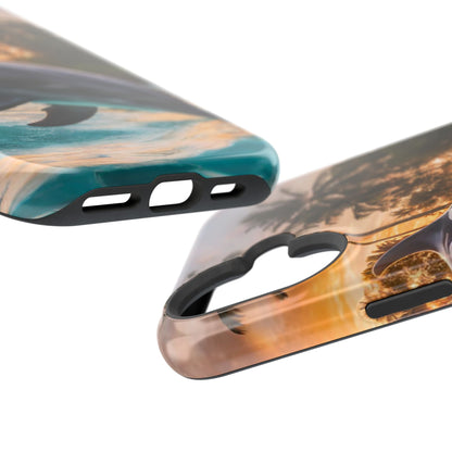 Tropical Paradise Dolphin - MagSafe iPhone Case - BOGO Cases