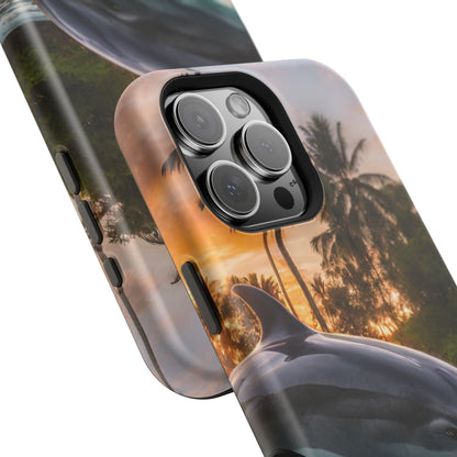 Tropical Paradise Dolphin - MagSafe iPhone Case - BOGO Cases
